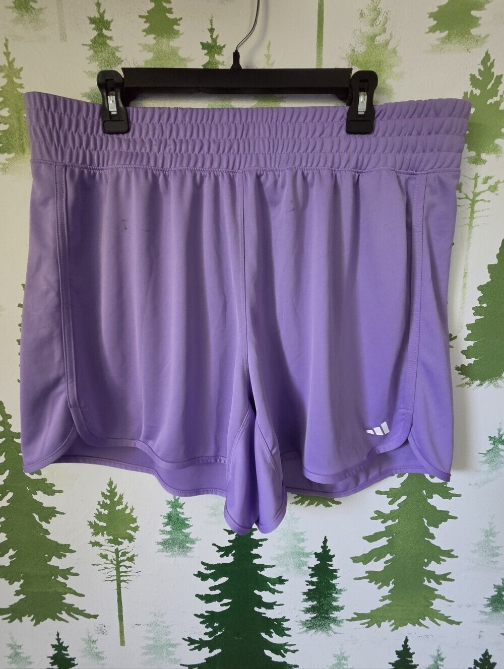 Adidas Lavender Women’s Athletic Shorts